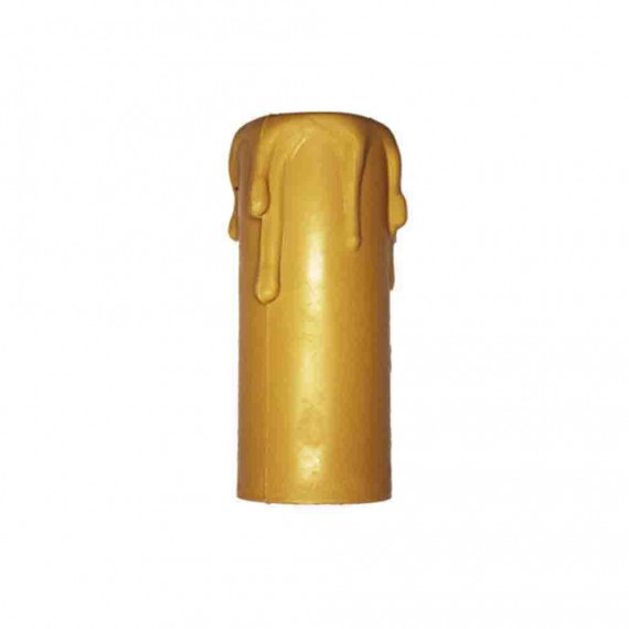 Vela corta para portalamparas e14 crema solera 853