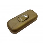 Interruptor unipolar 2a montado oro