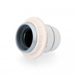 Portalamparas semiroscado blanco e-27 + arandela (envasado) edm