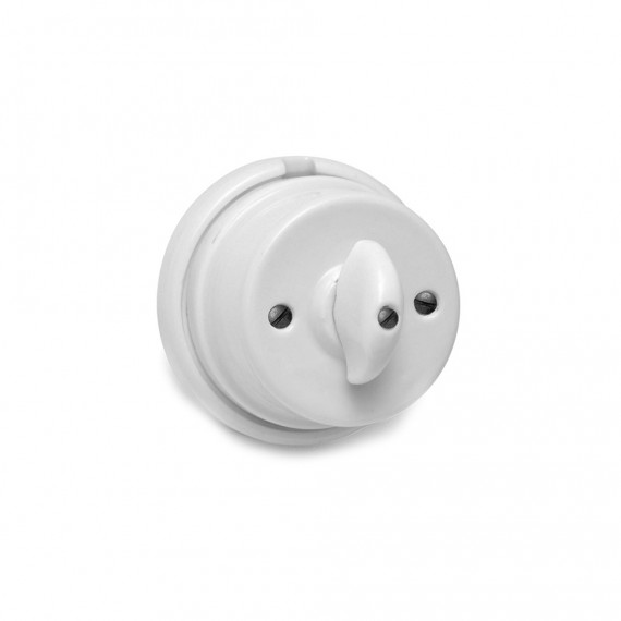 Conmutador lazo porcelana superficie serie vintage 10a 250v