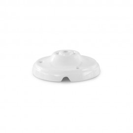 Floron de ø105mm porcelana serie vintage blanco incluye kit de montaje