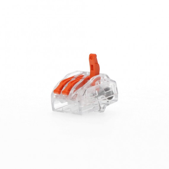 Conector empalme 3 tomas de 0,75a 2,5mm