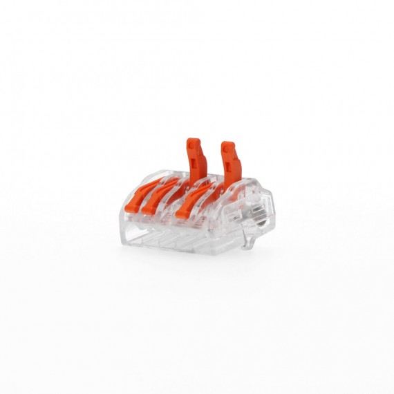 Conector empalme 5 tomas de 0,75a 2,5mm (envasado 5 unid.)
