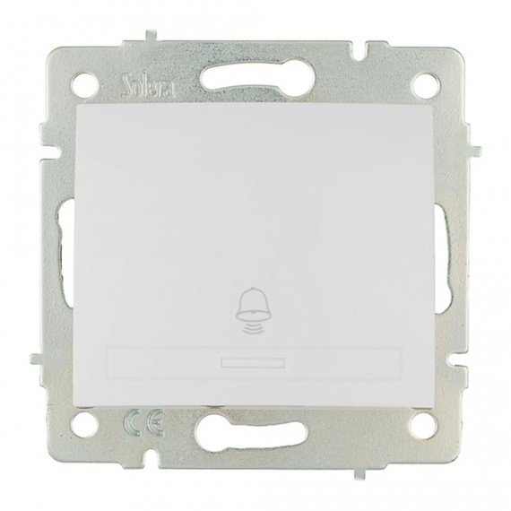 Pulsador campana 10a 250v serie europa solera erp03qc