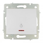 Pulsador luz luminoso 10a 250v serie europa solera erp04ilqc