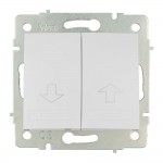 Pulsador de persiana 10ax 250v serie europa solera erp20qc