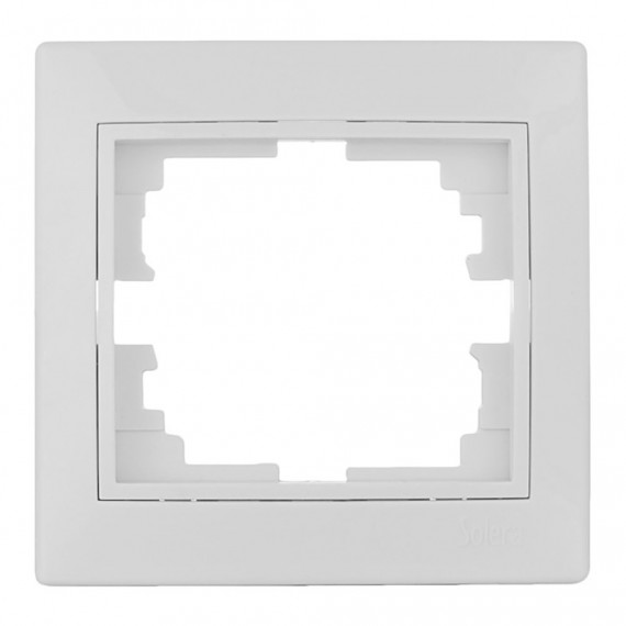 Marco para 1 elemento blanco 83x81x10mm serie europa solera erp71u