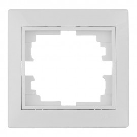 Marco para 1 elemento blanco 83x81x10mm serie europa solera erp71u