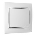 Tapa ciega de empotrar blanco serie europa solera erp75u