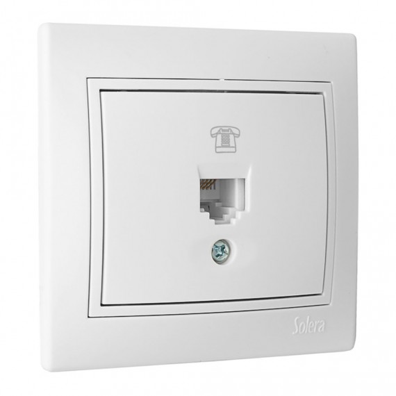 Toma de telefono rj11 serie europa solera erp84u