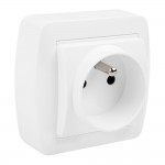 Base bipolar t/t con sistema frances 74x72x28mm superficie mural solera mur60fu
