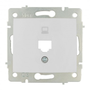 Tapa + chasis para toma de datos rj45 serie europa solera erp88/1