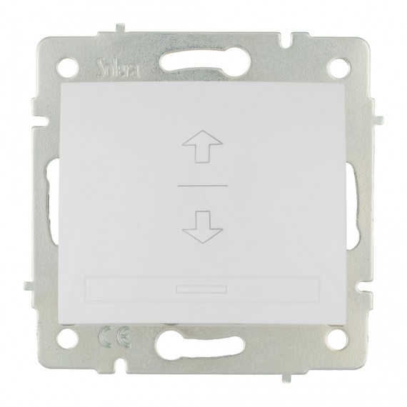 Interruptor de persiana 10a 250v blanco serie europa solera erp21