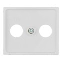 Tapa para toma de señal tv/r color blanco serie europa solera erp47tlv