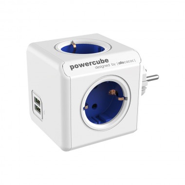 Powercube original+usb 4 tomas de corriente + 2 usb 1202 powercube