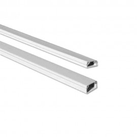Mini canal adhesiva blanca 2 m 10 x 10 mm (precio por metro)