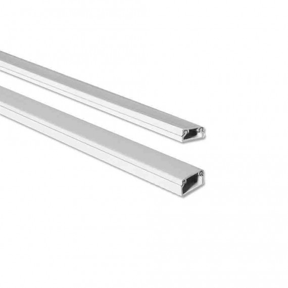 Mini canal adhesiva edm 2m 10x20mm (precio por metro)