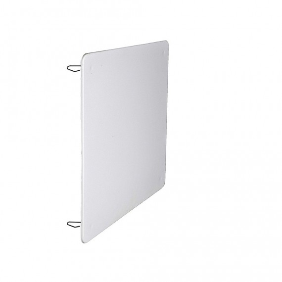 Tapa rectangular para caja 160x100mm garra metálica solera 63g