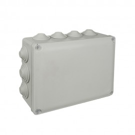 Caja rectangular estanca 230 x 180 x 88 mm con tornillos solera (retractilado) y686