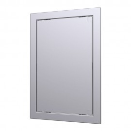 Tapa de registro plástico plata mate 20x40cm