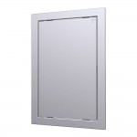 Tapa de registro plástico plata mate 20x40cm
