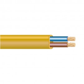 Manguera plana h03vvh2-f 2 x 0,75 mm² dorada euro/m
