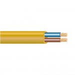 Manguera plana 2x0,75mm dorada flexible h05 vv-f (audio) euro/m