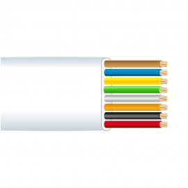 Cable telefonico 8 vias blanco cat.3 euro/m