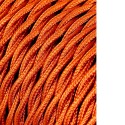 Cable textil trenzado 2x0,75mm c-12 oro seda 25m