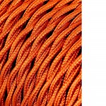 Cable textil trenzado 2x0,75mm c-12 oro seda 25m