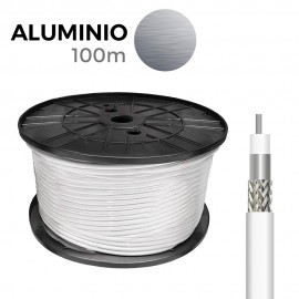 Cable coaxial apantallado rg6 aluminio euro/m