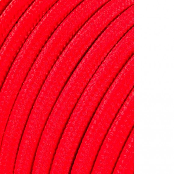 Cable cordon tubulaire 2x0,75mm c62 rojo 25m