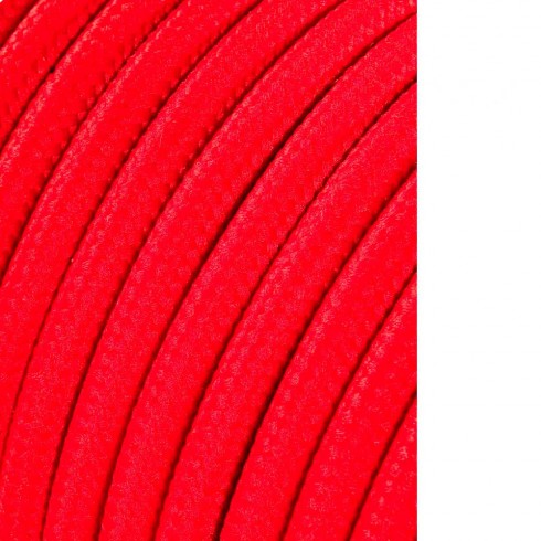 Cable cordon tubulaire 2x0,75mm c62 rojo 25m