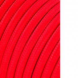 Carrete cable cordón tubular h03vv-f 2 x 0,75 mm² rojo, 25 m