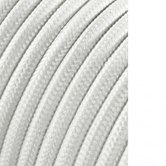 Cable cordon tubulaire 2x0,75mm c01 blanco 25m