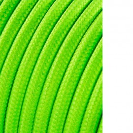 Carrete cable cordón tubular h03vv-f 2 x 0,75 mm² fluor amarillo, 25 m