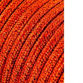 Carrete cable cordón tubular h03vv-f 2 x 0,75 mm² marrón brillante, 25 m