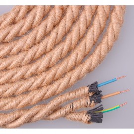 Cable de cuerda de yute trenzado 3 g 0,75mm 20m euro/m