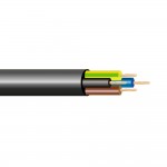 Manguera 4x0,75mm 50v negra euro/m 100m