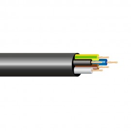 Manguera 7x0,75mm 50v negra 100m