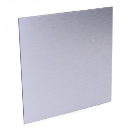 Tapa 175 x 175mm color gris aluminio cepillado para extractor 08413 ø10cm edm