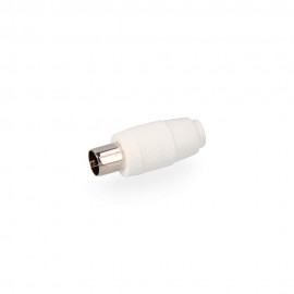 Clavija tv 9,5mm. recta envasada edm