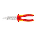 Alicates para instalaciones eléctricas 200x85x20mm 1386200sb knipex