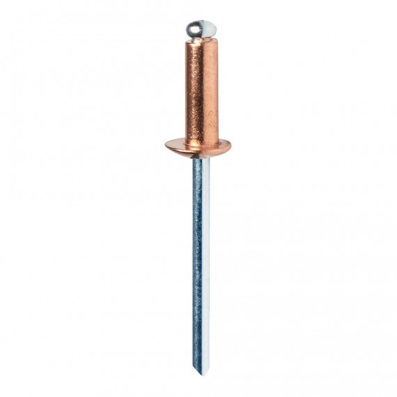 Blister 50 remaches ø4x10mm alu+broca cobreado 5001462 rapid