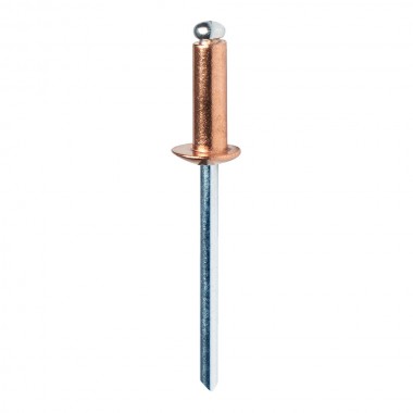 Blister 50 remaches ø4x10mm alu+broca cobreado 5001462 rapid