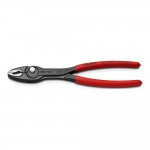 Alicate de agarre twingrip frontal ajustable 200mm knipex 82 01 200
