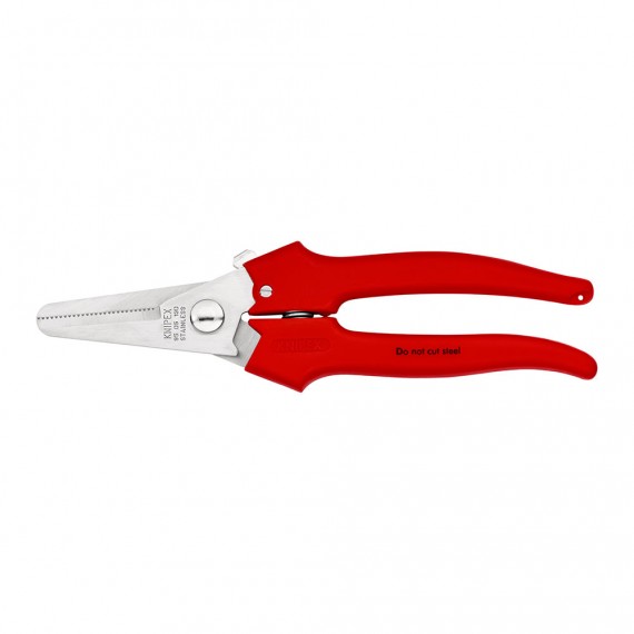 Tijeras universales con revestimiento de plástico pulida 190 mm 9505190 knipex