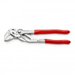 Tenaza llave alicate y llave en una sola herramienta recubiertos de plástico cromado 180 mm 8603180 knipex