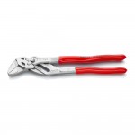 Tenaza llave alicate y llave en una sola herramienta recubiertos de plástico cromado 250 mm 8603250 knipex