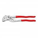 Tenaza llave alicate y llave en una sola herramienta recubiertos de plástico cromado 300 mm 8603300 knipex